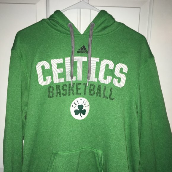 adidas Tops - Green Celtics Hoodie